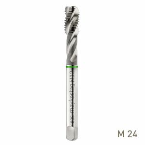 MAYKESTAG HSS-Co5 Spiral Fluted Machine Tap M24 x 3 DIN 376 6H