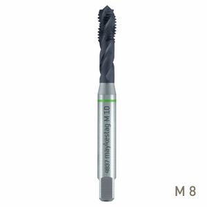 MAYKESTAG HSS-Co5 Machine Tap M8 Spiral Fluted ALUNIT DIN 371/376