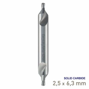 MAYKESTAG VHM Solid Carbide Centre Drill 2.5mm DIN 333 A