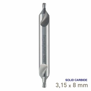 MAYKESTAG VHM Solid Carbide Centre Drill 3.15mm DIN 333 A