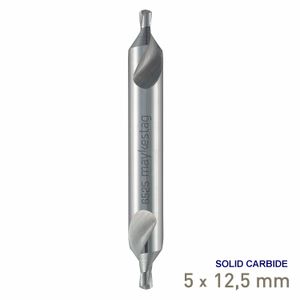 MAYKESTAG VHM Solid Carbide Centre Drill 5mm DIN 333 A
