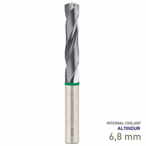 MAYKESTAG Speeddrill+ Universal Solid Carbide Drill Bit 6.8mm 3xD ALTINDUR