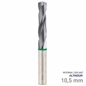 MAYKESTAG Speeddrill+ Universal Solid Carbide Drill Bit 10.5mm 3xD ALTINDUR