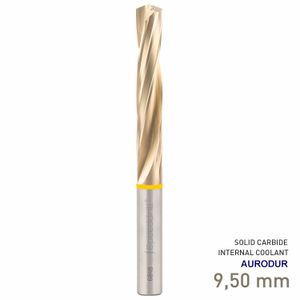 MAYKESTAG Speeddrill+ Aluminium VHM Solid Carbide Drill 9.5mm DIN 6537L 5xD AURODUR