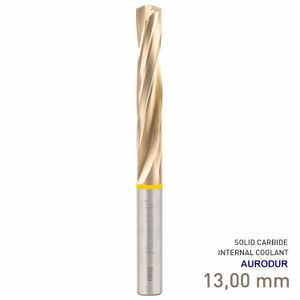 MAYKESTAG Speeddrill+ Aluminium VHM Solid Carbide Drill 13mm DIN 6537L 5xD AURODUR