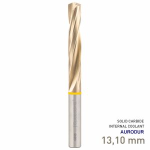 MAYKESTAG Speeddrill+ Aluminium VHM Solid Carbide Drill 13.1mm DIN 6537L 5xD AURODUR