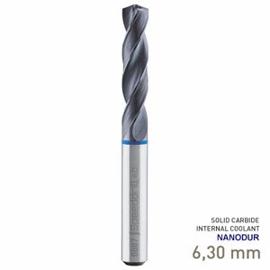 MAYKESTAG Speeddrill 4.0-Inox HPC Solid Carbide Stub Drill 6.3mm 3xD