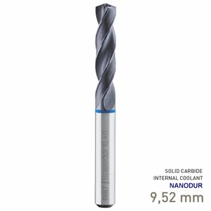 MAYKESTAG Speeddrill 4.0-Inox HPC Solid Carbide Stub Drill 9.52mm 3/8