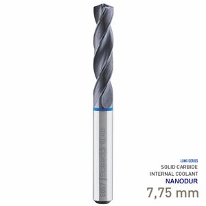 MAYKESTAG Speeddrill 4.0-Inox HPC Solid Carbide Drill 7.75mm 5xD NANODUR