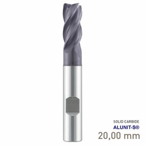 MAYKESTAG ECO Speedcut Solid Carbide Universal End Mill 20mm 4 Flute ALUNIT-S