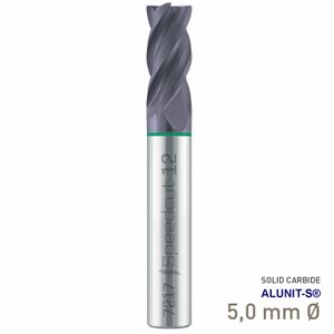 MAYKESTAG Solid Carbide End Mill 5mm Speedcut Universal Long Series 4 Flute