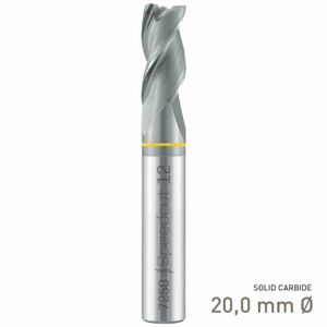 MAYKESTAG Solid Carbide End Mill Speedcut-Aluminium 20.00mm Z3 DIN 6535-HA