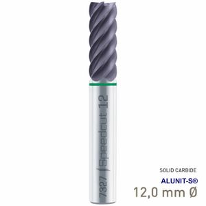 Multi Flute Finish End Mill Z6 12.0mm 45 Deg
