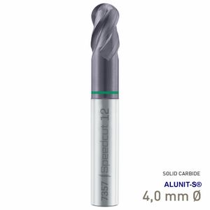 Scall Nose End Mill Sp Cut Univ. Z4 4.0 Din 6527lha Shank Din 6