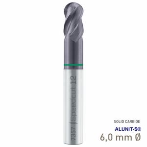 Scall Nose End Mill Sp Cut Univ. Z4 6.0 Din 6527lha Shank Din 6