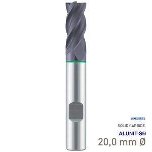 MAYKESTAG Solid Carbide HPC End Mill 20mm Speedcut-Universal Long Series 4 Flute