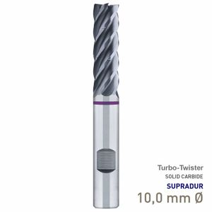MAYKESTAG Turbo-Twister Solid Carbide Trochoidal End Mill 10mm Long Series 5 Flute
