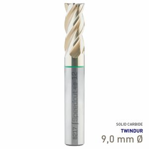 MAYKESTAG Speedcut 4.0 Universal HPC Solid Carbide End Mill 9mm Long Series 4 Flute