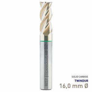MAYKESTAG Speedcut 4.0 Universal HPC Solid Carbide End Mill 16mm Long Series 4 Flute