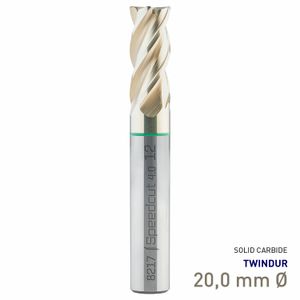 MAYKESTAG Speedcut 4.0 Universal HPC Solid Carbide End Mill 20mm Long Series 4 Flute