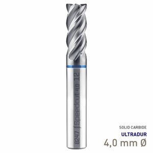 MAYKESTAG Speedcut 4.0-Inox HPC Solid Carbide End Mill 4mm Long Series 4 Flute