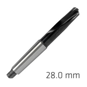 MAYKESTAG HSS-Co8 Morse Taper Shank Drill 28mm Short Series Steamed