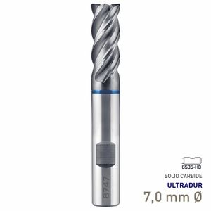 MAYKESTAG Speedcut 4.0-Inox ULTRADUR HPC Solid Carbide End Mill 7mm Long Series 4 Flute