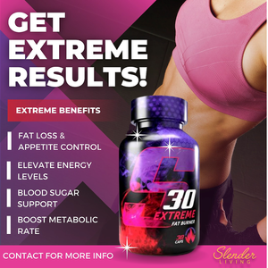 Slender Living S30 Extreme Fat Burner – 30 Capsules