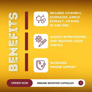 Slender Living Immune Boost - Daily Immune Support (30 Capsules)