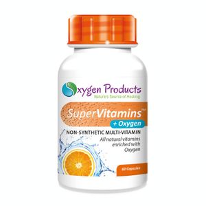 Oxygen Products Super Vitamins +Oxygen Natural Multivitamin 60 Capsules
