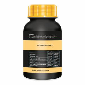 Oxygen Products TestO2 Tongkat Ali +Oxygen Hormone Support 60 Capsules