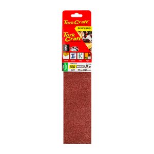 Sanding Belt 75 X 610mm 100grit 2/pack