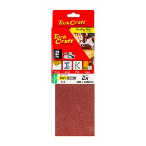 Sanding Belt 100 X 530mm 120grit 2/pack