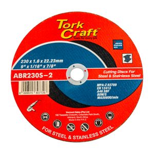 Cutting Disc Steel And Ss 230 X 1.6 X 22.22mm