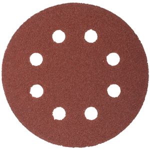 Sanding Disc 115mm 60 Grit With Holes 10/pk Hook And Loop