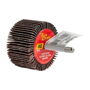 Flap Wheel 50 X 30 X 6mm Shaft 80 Grit Per Each