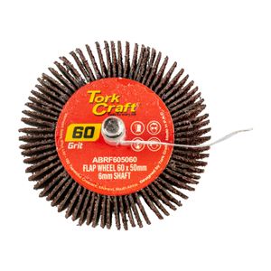 Flap Wheel 60 X 50 X 6mm Shaft 60 Grit Per Each