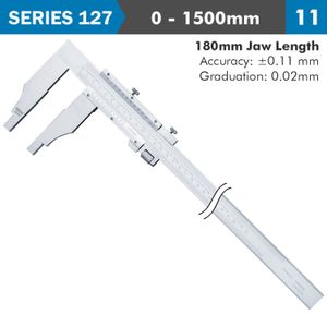 Vernier Caliper 1500mm 0.11mm Acc. 180mm 0.02mm Grad S/steel