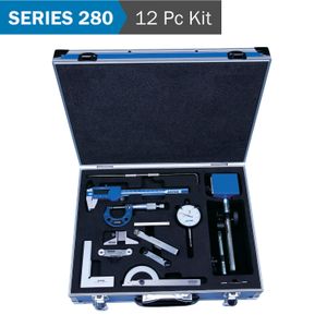 ACCUD 12pce Measuring Tool Set In Aluminium Analog