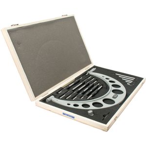 Outside Micrometer 150-300mm 0.004mm Acc. 0.01mm Grad. With Interch. A