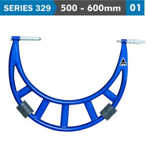 Outside Micrometer 500-600mm 0.014mm Acc. 0.01mm Grad. With Extension