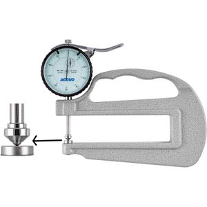 Thickness Gauge 10mm 0.02mm Acc. Large Depth Steel Anvil 0.01mm Grad.
