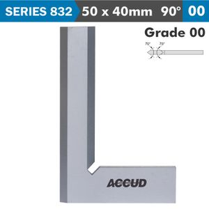Beveled Edge Square 90 Deg. Grade 00 50x40mm