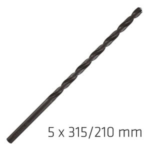 Hss Drill Bit 5mm 315x210mm Extra Long
