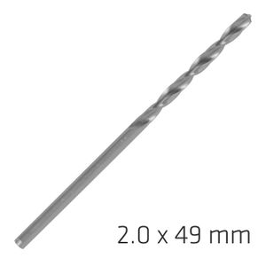 ALPEN Pro Hss 2mm Drill Din 338 Rn 135 Split Point Plastic Wallet (1