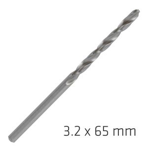 ALPEN Pro Hss 3.2mm Drill Din 338 Rn 135 Split Point Plastic Wallet (