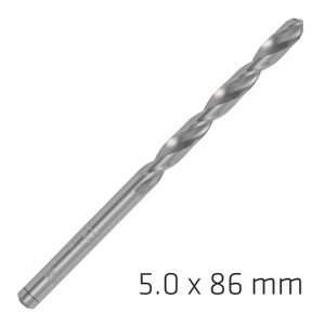 ALPEN Pro Hss 5mm Drill Din 338 Rn 135 Split Point Plastic Wallet (1