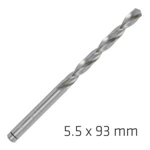 ALPEN Pro Hss 5.5mm Drill Din 338 Rn 135 Split Point Plastic Wallet (