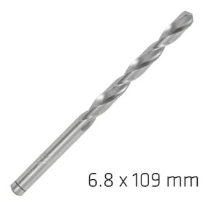 ALPEN Pro Hss 6.8mm Drill Din 338 Rn 135 Split Point Plastic Wallet