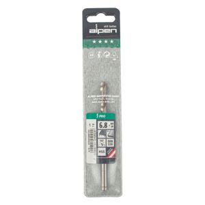 ALPEN Pro Hss 6.8mm Drill Din 338 Rn 135 Split Point Plastic Wallet